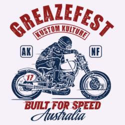 Guys - GreazeFest Built for Speed Australia Design