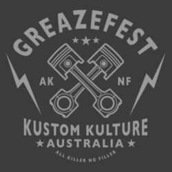 Youth - GreazeFest Crossed Pistons on youth size shirt Design