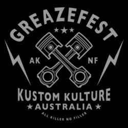 Guys - GreazeFest Crossed Pistons  Design
