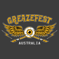 Long Sleeve - GreazeFest flying eyeball and crossed brushes Design