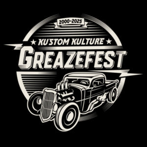 *New* Guys - GreazeFest 2025 Flaming Hot Rod design Design