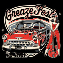 *New* Gals - GreazeFest 2026 Flamed Chevrolet  Design