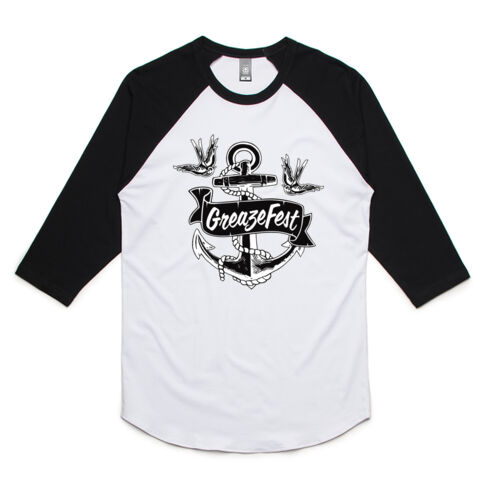 Long Sleeve - GreazeFest Birds and Anchor Raglan Shirt Thumbnail