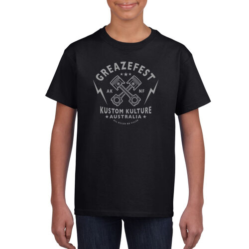 Youth - GreazeFest Crossed Pistons on youth size shirt Thumbnail
