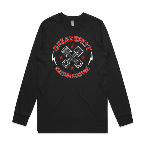 Long Sleeve - GreazeFest pistons circle Thumbnail