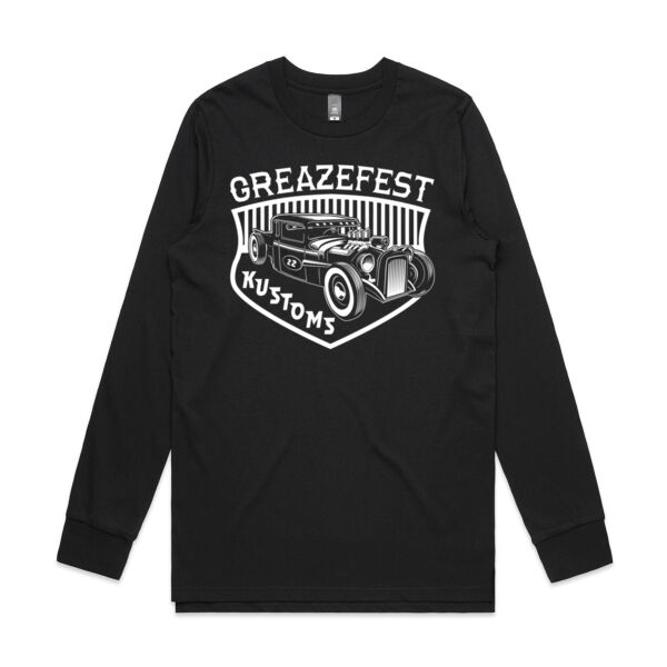 Long Sleeve - GreazeFest 2022 Hot Rod Shield 22 Stripes Thumbnail