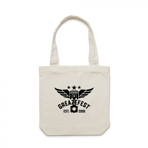GreazeFest Flying Piston Tote Bag Thumbnail