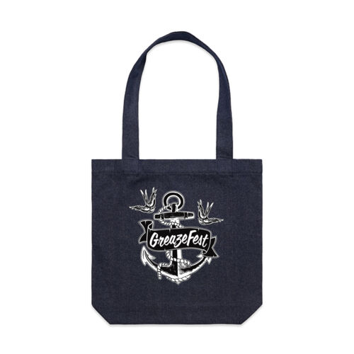 GreazeFest Birds and Anchor Tote Bag Thumbnail