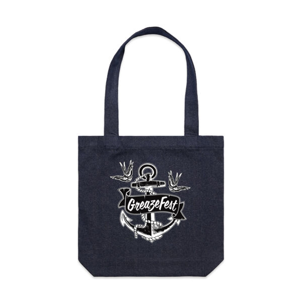 GreazeFest Birds and Anchor Tote Bag Thumbnail